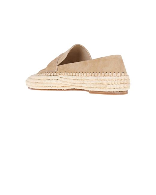Paloma Barceló Women's White Billie Suede Mocassins