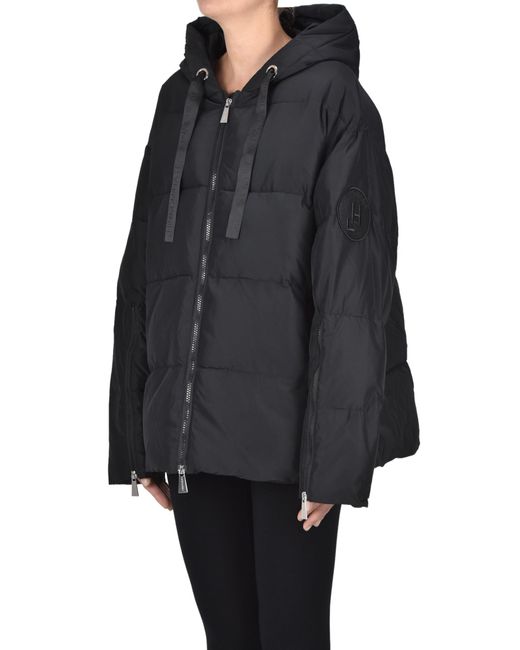hinnominate Black Eco-friendly Down Jacket