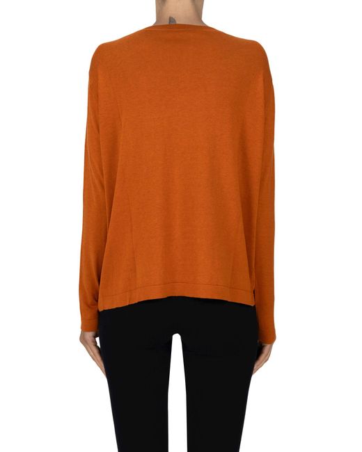 Max Mara Orange Coimbra Pullover