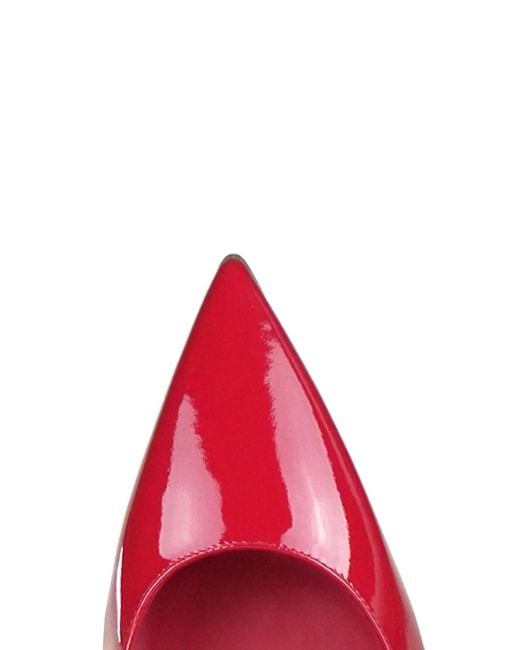 Sergio Levantesi Red Musa Patent Leather Pumps