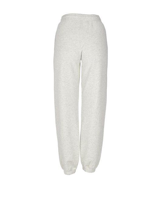 Anine Bing White Fleece jogging Trousers
