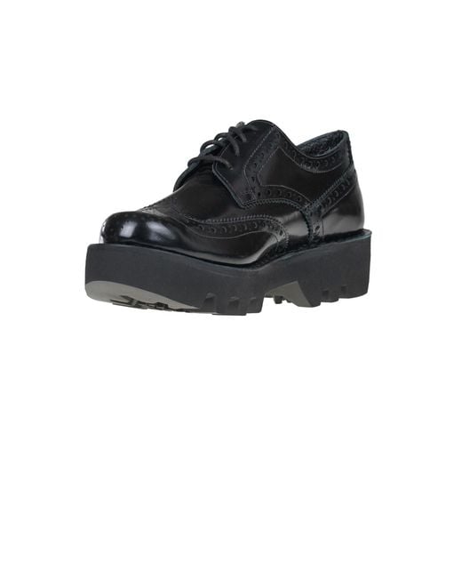 Sofie D'Hoore Black Brogue Shoes