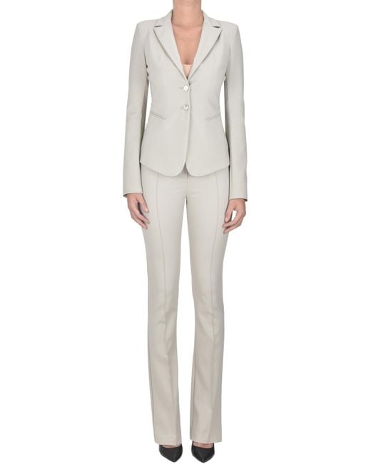Tailleur blazer e pantalone di Patrizia Pepe in Gray