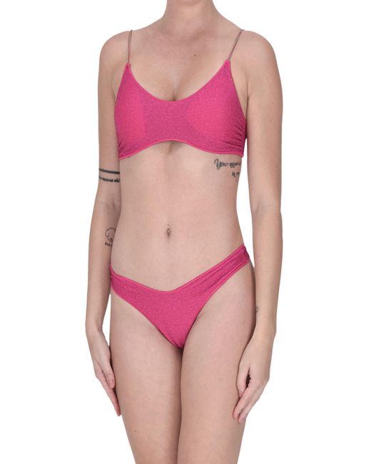 4giveness Pink Lurex Bikini
