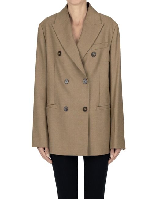 Slowear Natural Double-breasted Blazer