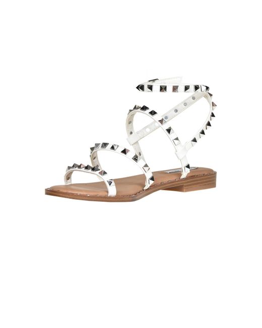 Steve Madden White Travel Sandals