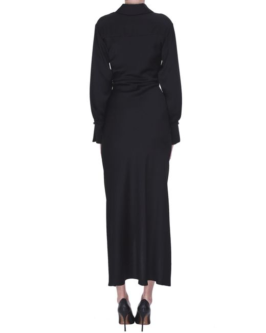 Jonathan Simkhai Black Talita Midi Dress