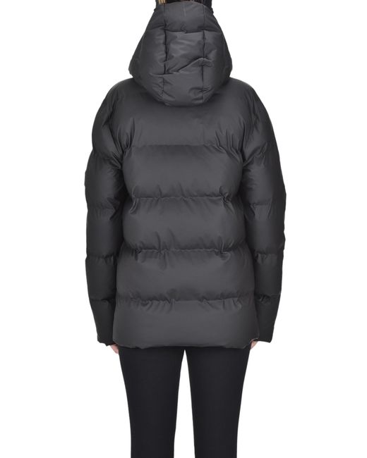 Rains Gray Alta Eco-friendly Puffer Jacket
