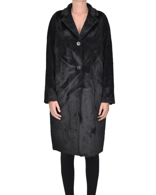 Betta Corradi Black Eco-fur Coat
