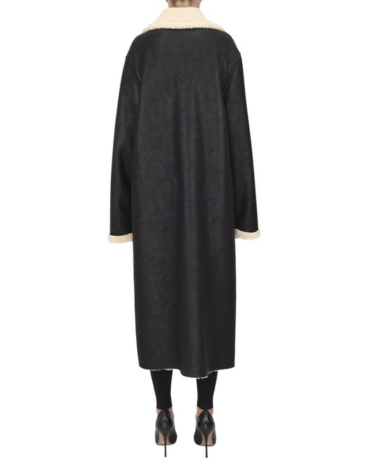ELEH Black Eco-shearling Coat