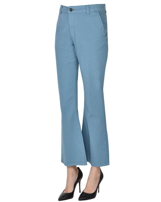 Attic And Barn Blue Cotton Trousers