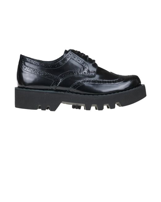 Sofie D'Hoore Black Brogue Shoes