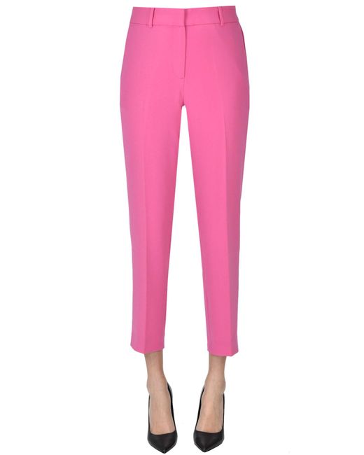 Pantaloni in crepè di MICHAEL Michael Kors in Pink