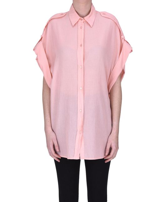 Dondup Pink Oversized Shirt