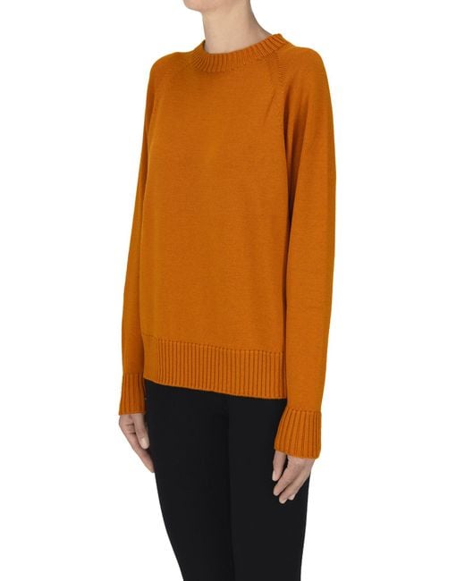 Max Mara Orange Salvia Pullover