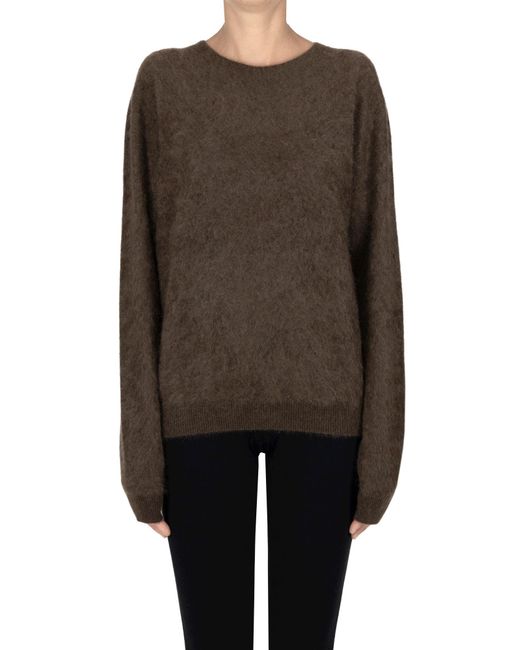 SOLOCASCMIR Brown Cashmere Pullover