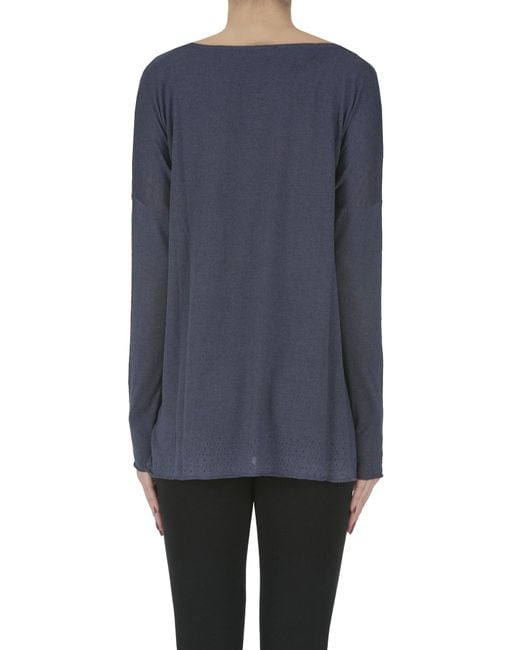 Aragona Blue Wide Pullover