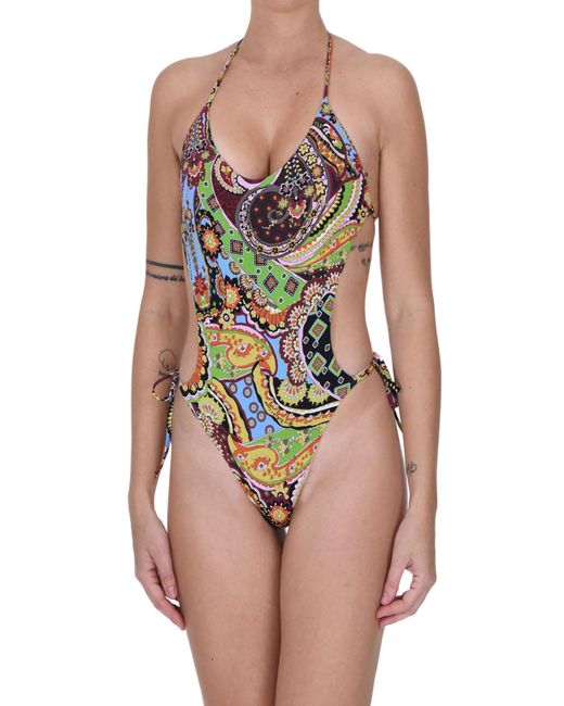 Miss Bikini Multicolor Printed Swimsuit