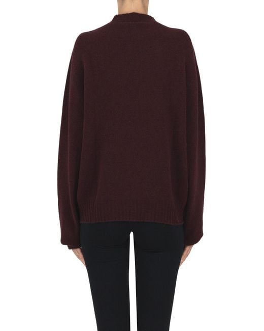 Colmar Red Rounded Neckline Pullover