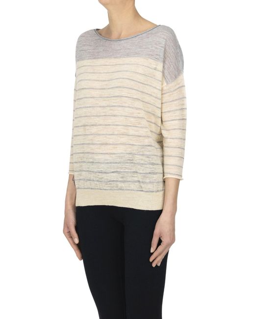 Bellerose Natural Lurex Stripes Pullover