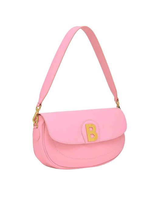 Blugirl Blumarine Pink Leather Hobo Bag