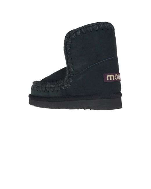 Mou Black Eskimo Shearling Boots