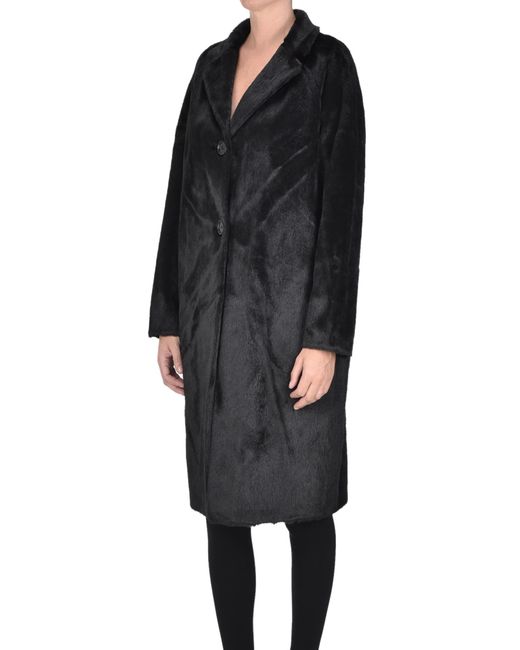 Betta Corradi Black Eco-fur Coat