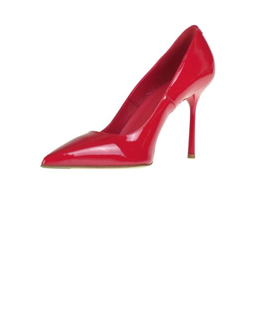Sergio Levantesi Red Musa Patent Leather Pumps
