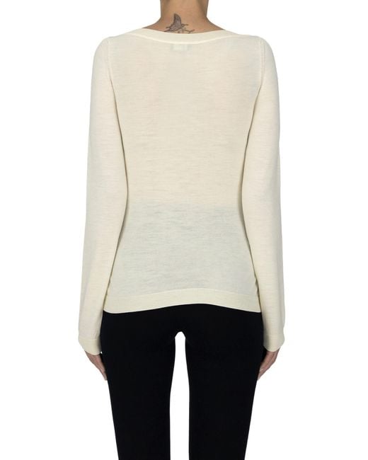 Etro White Flower Embroidery Pullover