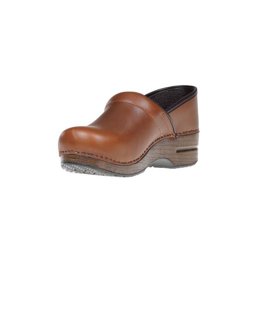 Dansko Brown Professional Full Grain Clogs