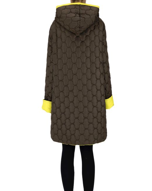Whyci Black Reversible Parka Style Down Jacket