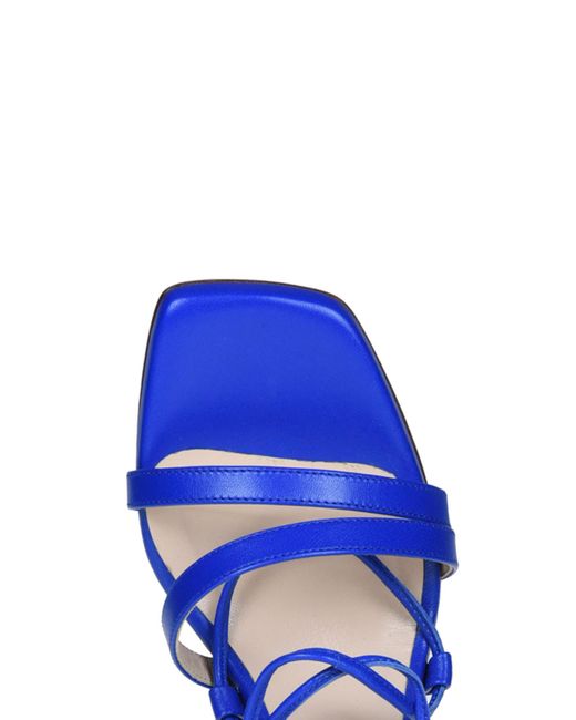 P.A.R.O.S.H. Blue Bishoe Sandals
