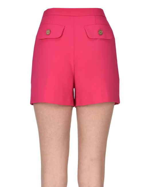 Elisabetta Franchi Pink Crepè Shorts