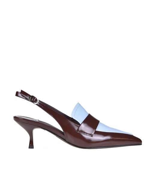 Jeffrey Campbell Brown Literaure Slingback Pumps