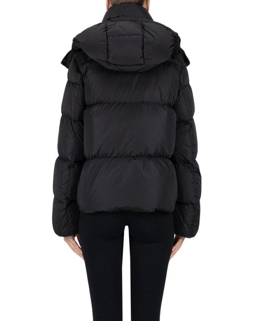 Add Black Quilted Short Down Jacket