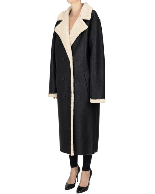 ELEH Black Eco-shearling Coat