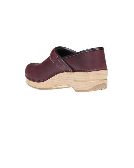 Dansko Purple Professional Oiled Clogs