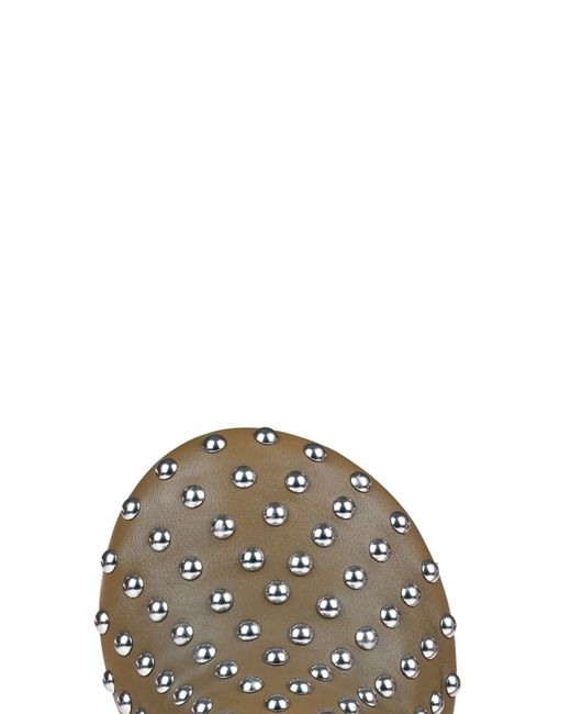 Jil Sander Multicolor Studded Leather Mules