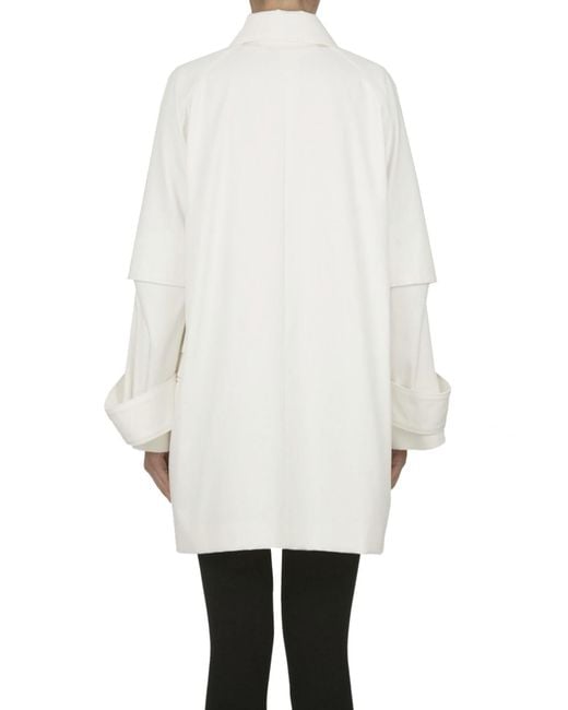 Max Mara White Baba Trench