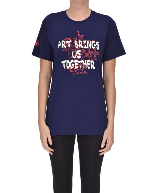 blue looney tunes shirt