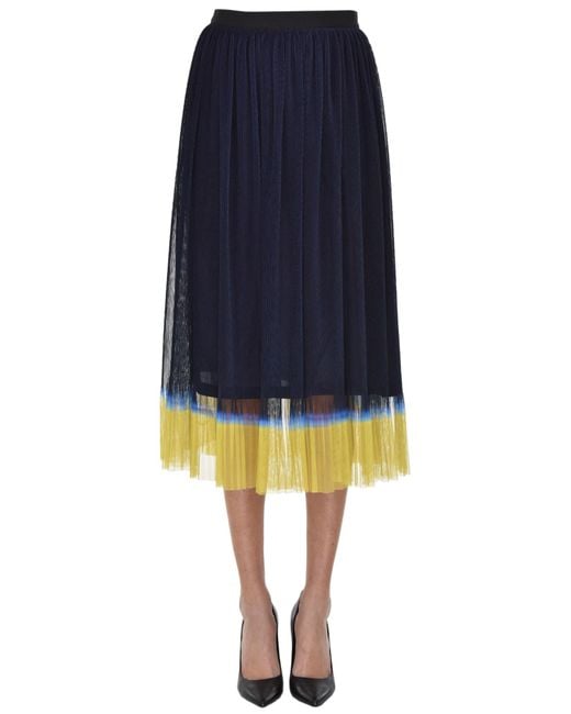 dries van noten tulle skirt