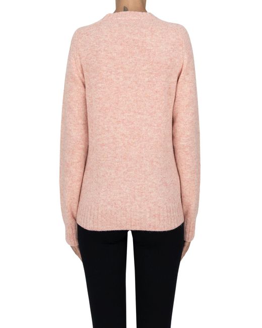 Sebago Pink Shetland Wool Pullover