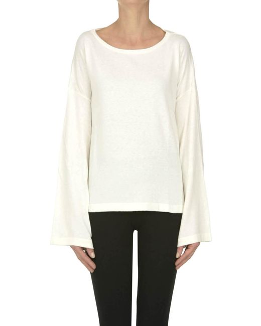 C.t. Plage White Wide Boxy Pullover