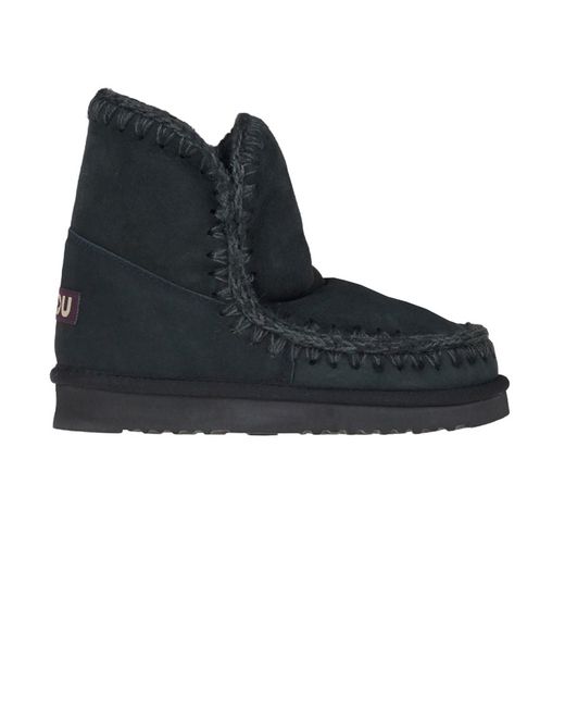 Mou Black Eskimo Shearling Boots