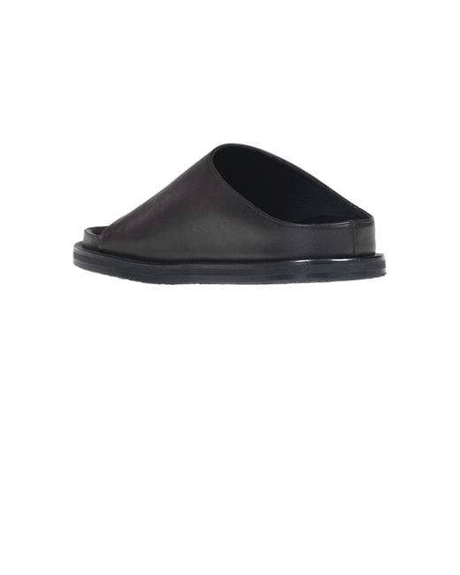 Studio Nicholson Black Leather Slides