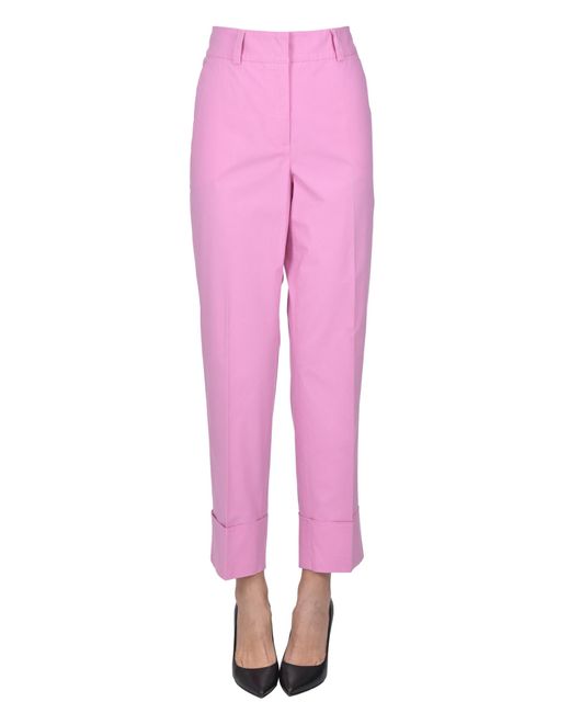 Pantaloni in cotone di Peserico in Pink