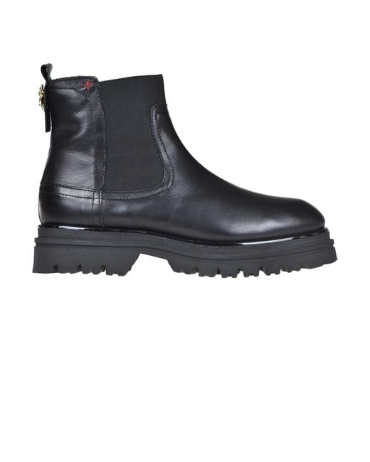 GIO+ Black Mia Beatles Ankle Boots