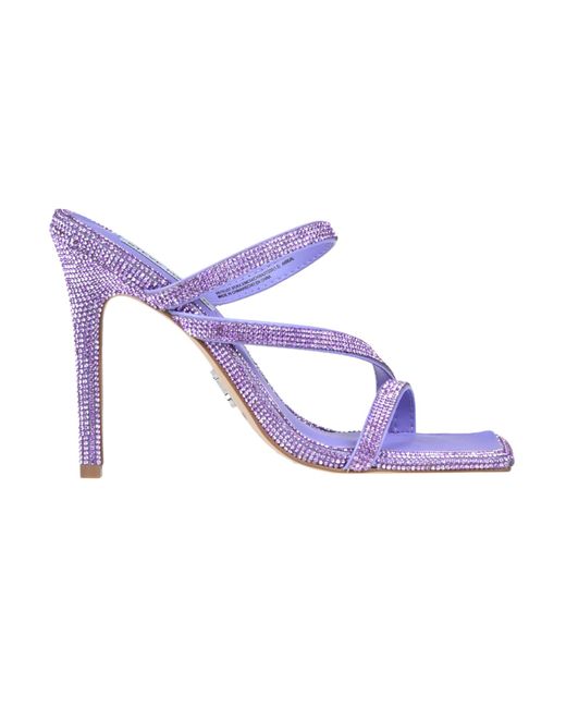 Steve Madden Purple Annual Embellished Mules