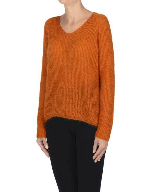Max Mara Orange Fresis Pullover