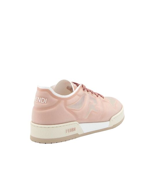 Fendi Pink Match Sneakers Rete Hf